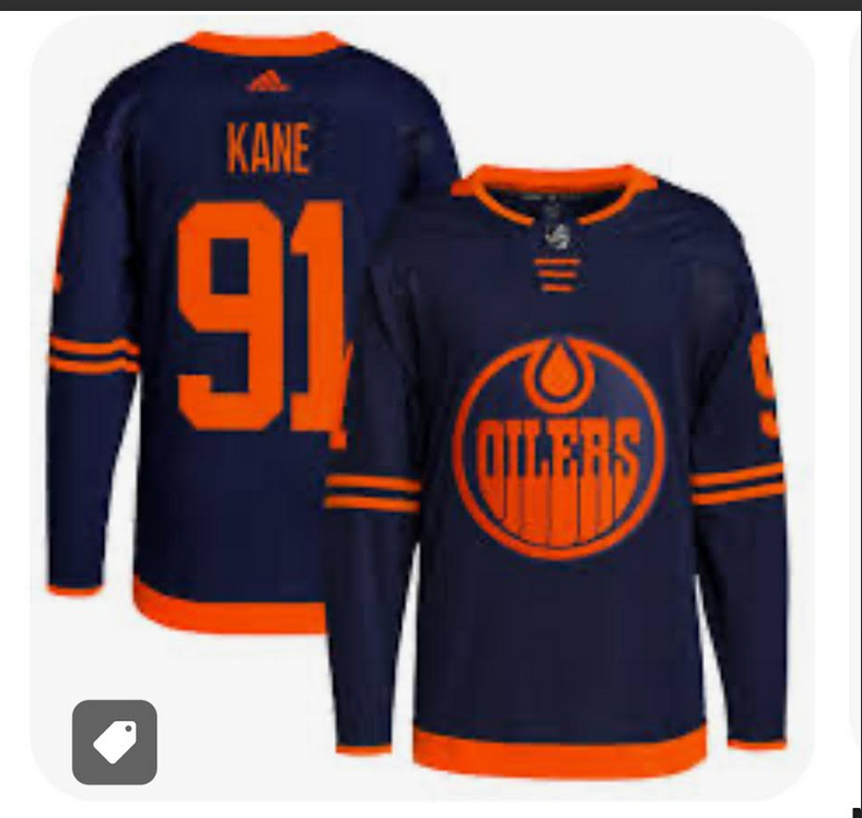 Men 2025 Edmonton Oilers 91 Kane Blue NHL jersey style 2